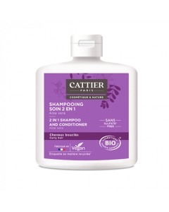 Shampooing Soin 2 en 1 Boucles Bio Cattier 250ml